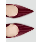 Chaussures Kitten Pointues Effet Verni