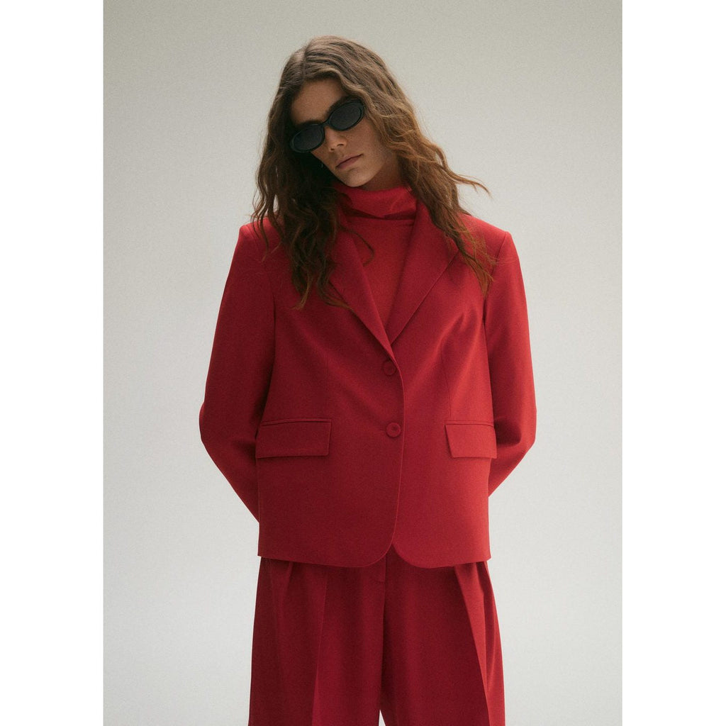 Blazer Costume Laine Mélangée