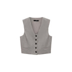 Gilet Costume Crop
