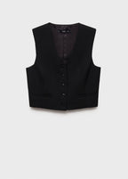 Gilet Costume Crop
