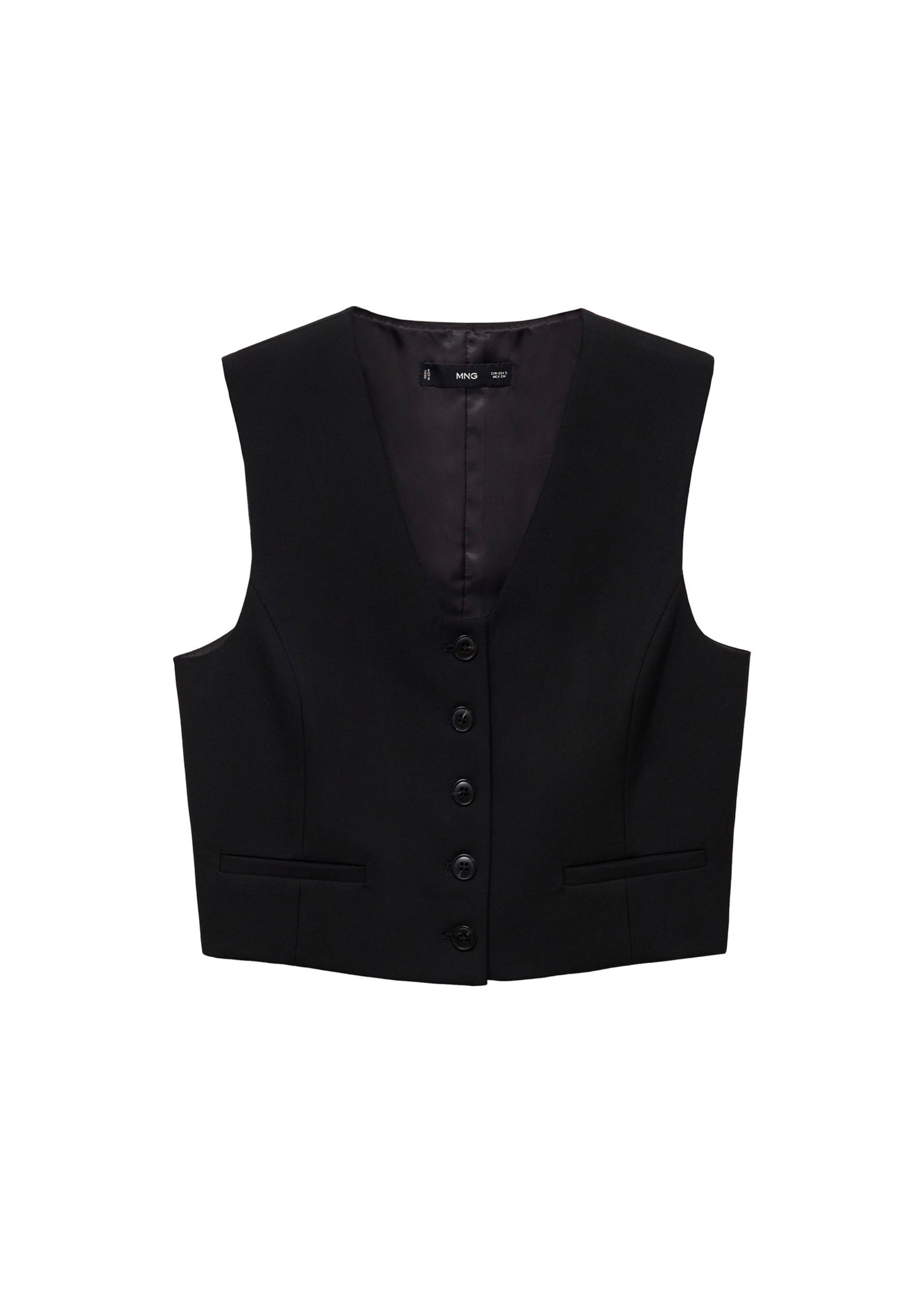 Gilet Costume Crop