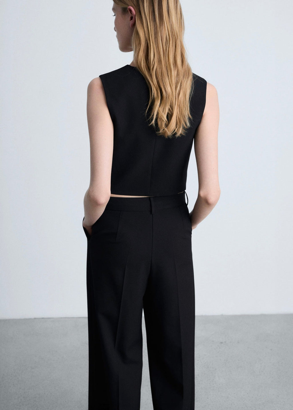 Gilet Costume Crop