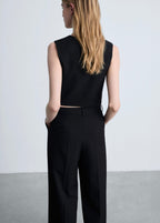 Gilet Costume Crop