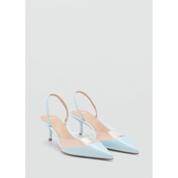 Chaussure À Talon Avec Empiècement Vinyle