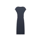 Robe Midi Détail Drapé