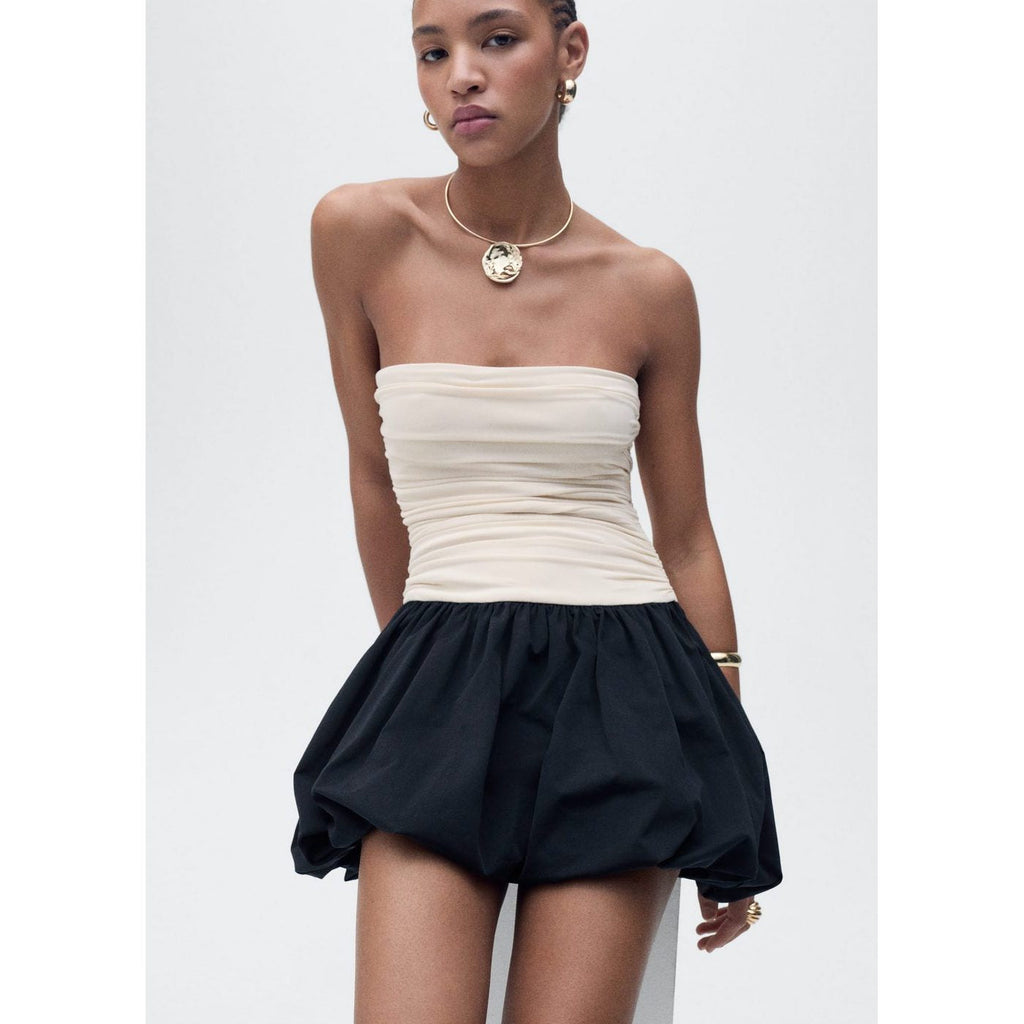 Robe Jupe Boule Corps Drapé