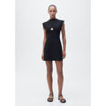 Robe Péplum Col Montant