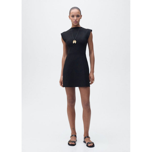 Robe Péplum Col Montant