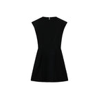 Robe Péplum Col Montant