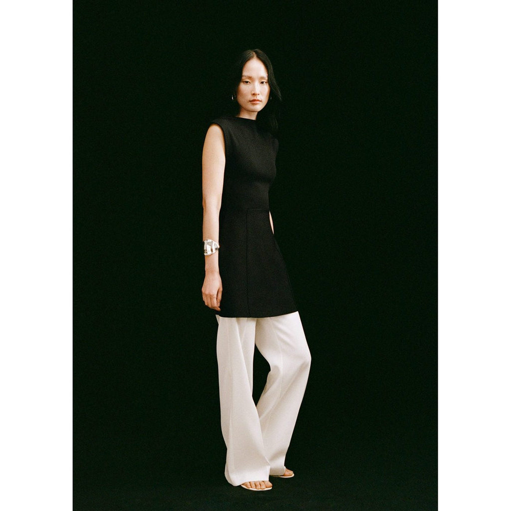 Robe Péplum Col Montant