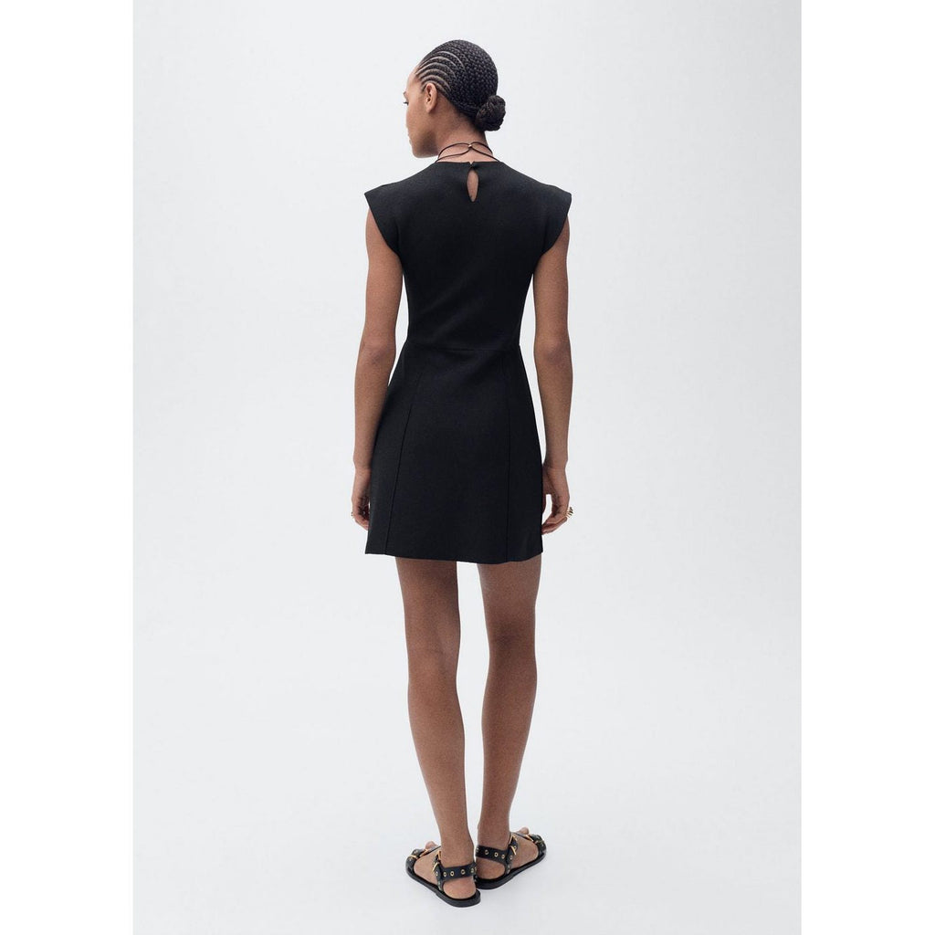 Robe Péplum Col Montant