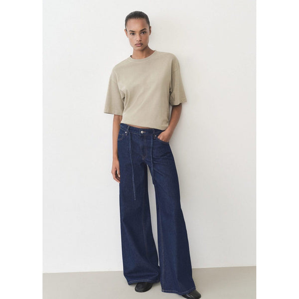 Jean Wideleg Taille Basse Ceinture