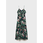 Robe À Fleurs Volantée
