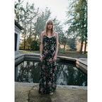 Robe À Fleurs Volantée