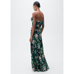 Robe À Fleurs Volantée