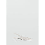 Chaussures Kitten Heel Perforées