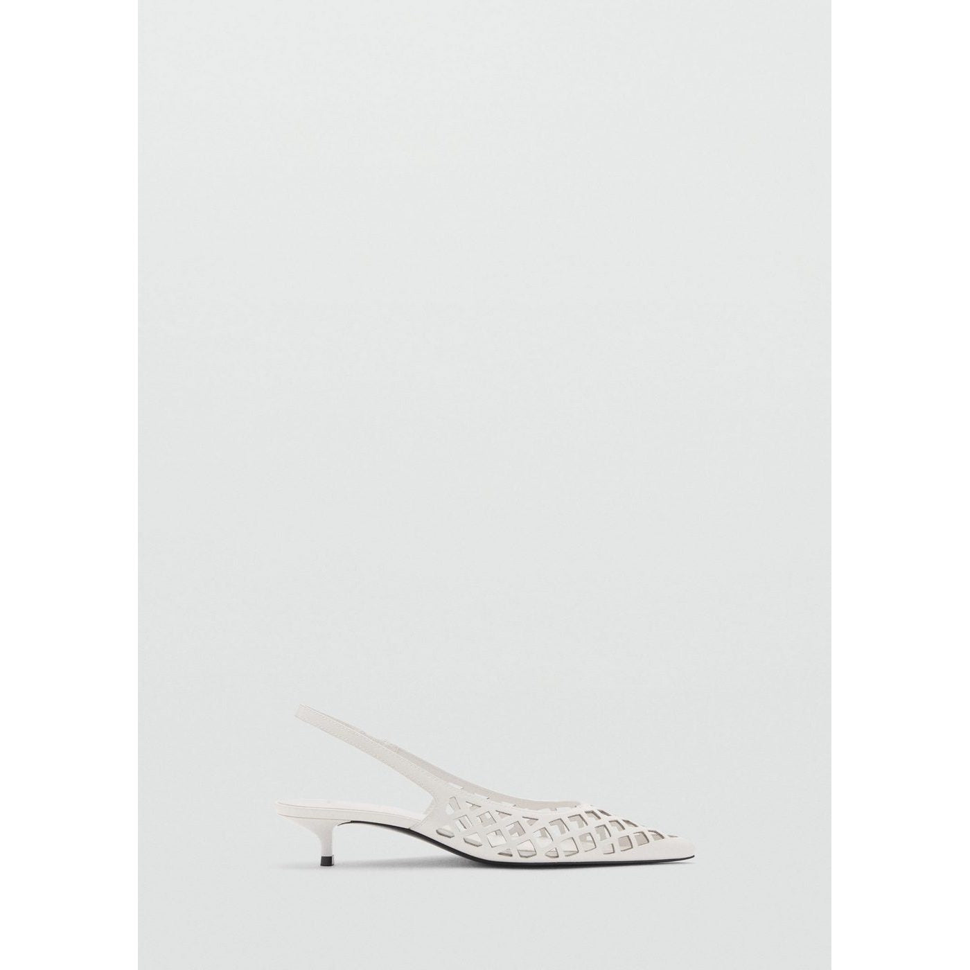 Chaussures Kitten Heel Perforées