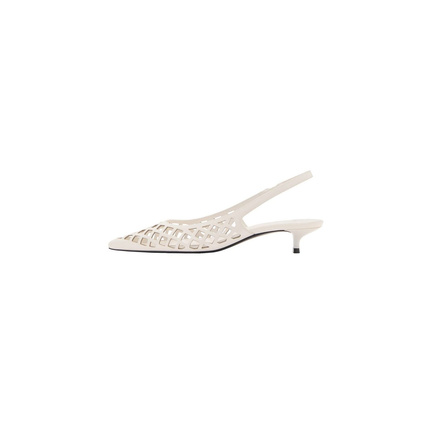Chaussures Kitten Heel Perforées