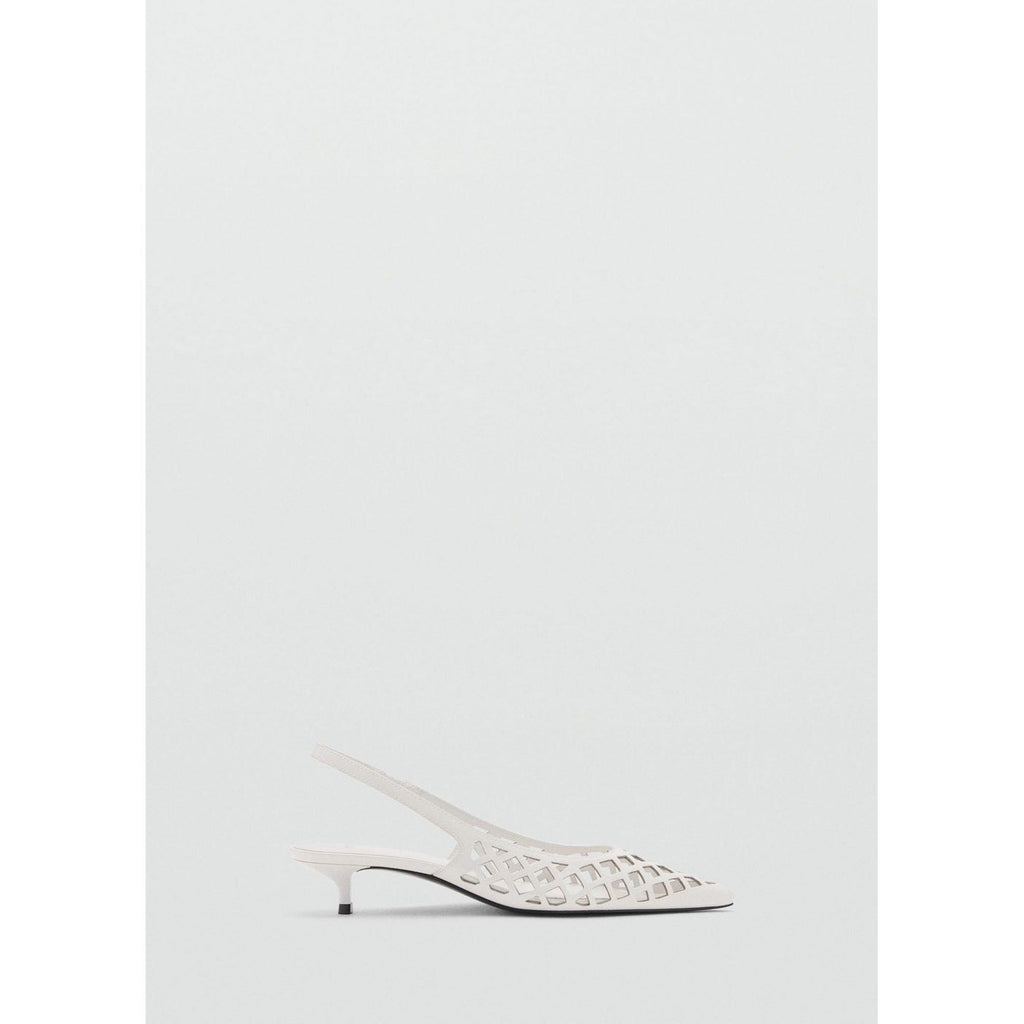 Chaussures Kitten Heel Perforées