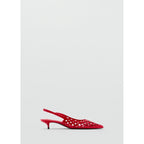 Chaussures Kitten Heel Perforées