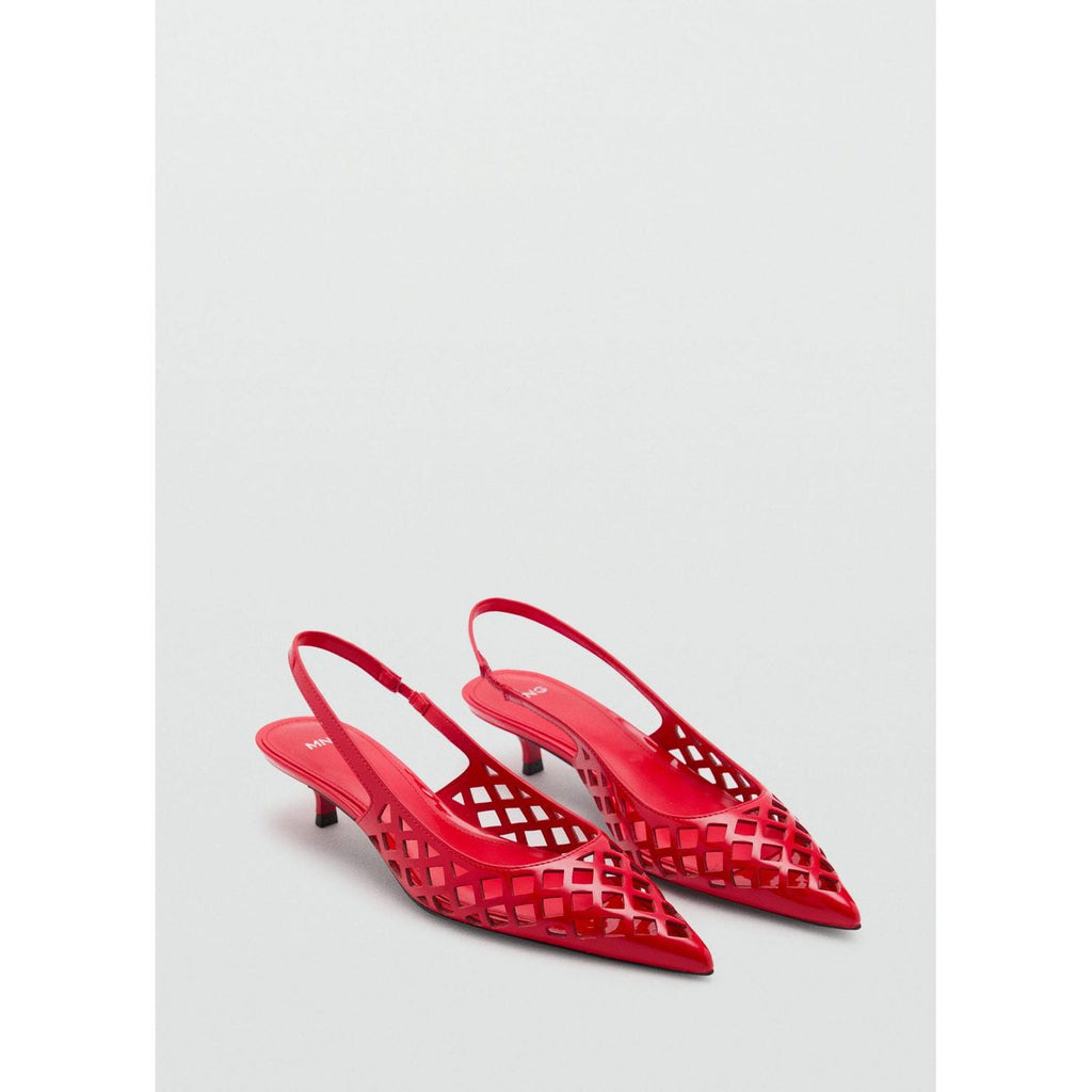 Chaussures Kitten Heel Perforées