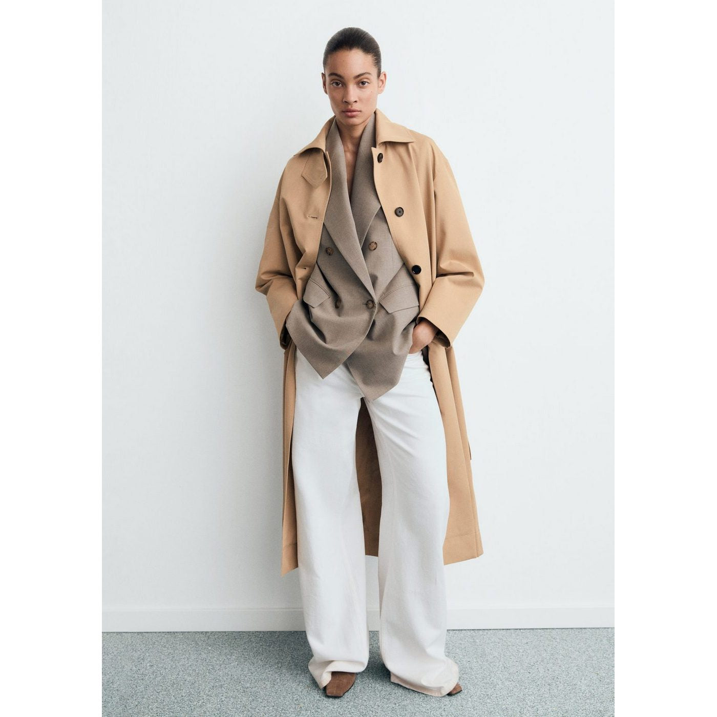 Trench Long Ceinture