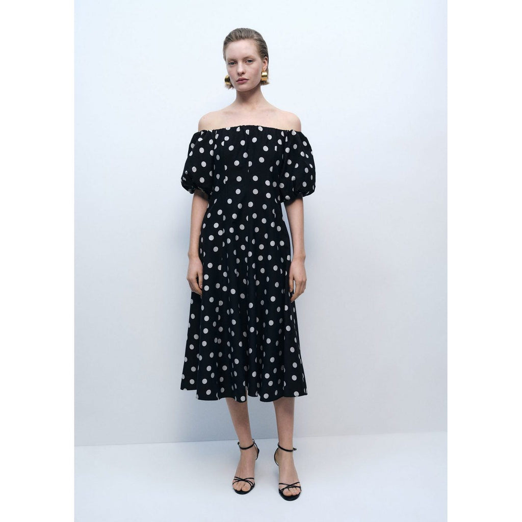 Robe Bustier À Pois