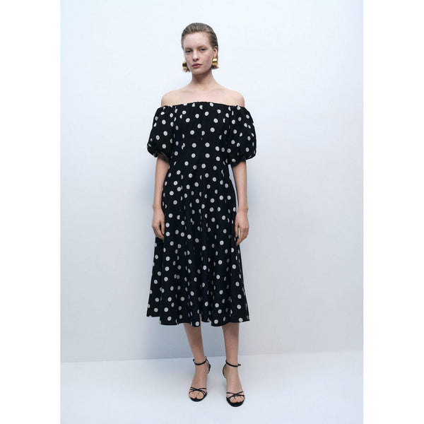 Robe Bustier À Pois