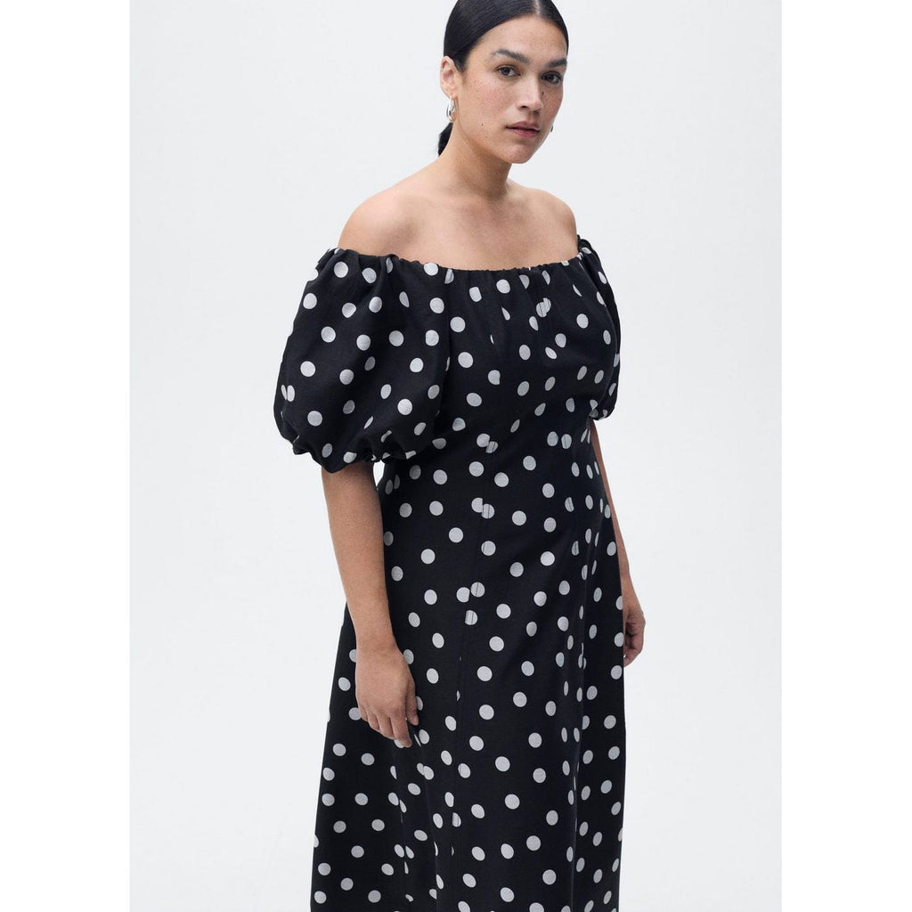 Robe Bustier À Pois