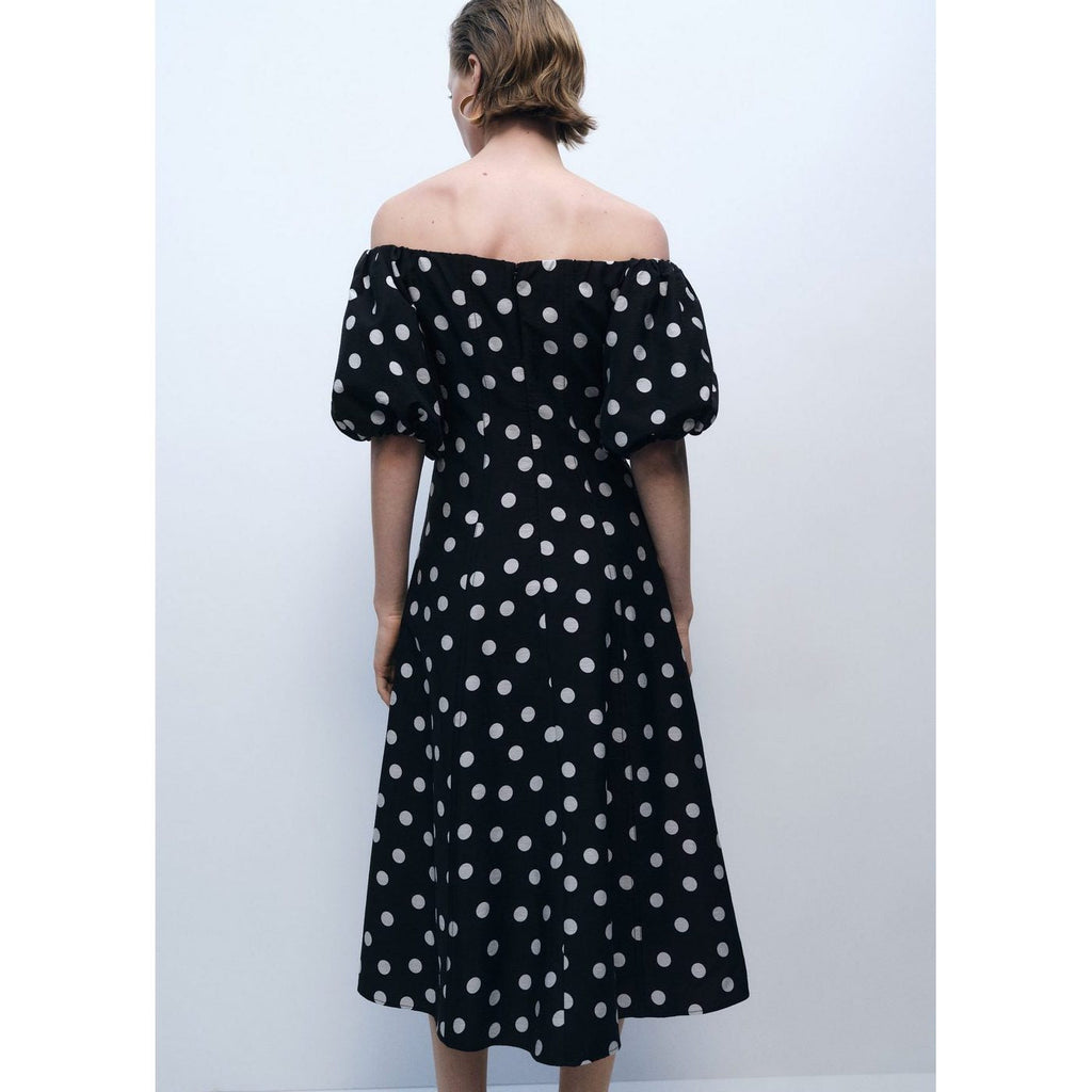 Robe Bustier À Pois