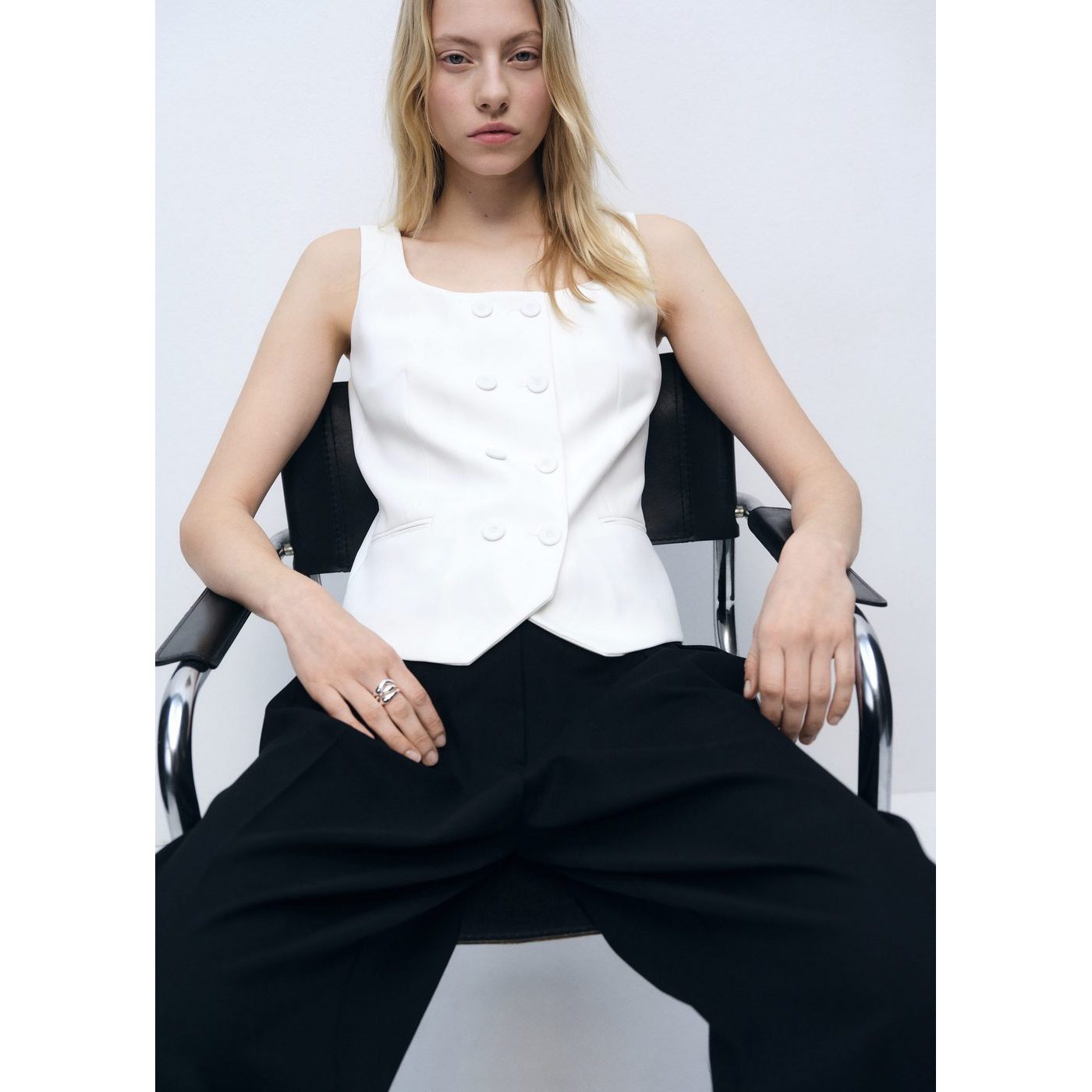 Gilet De Costume Double Boutonnage