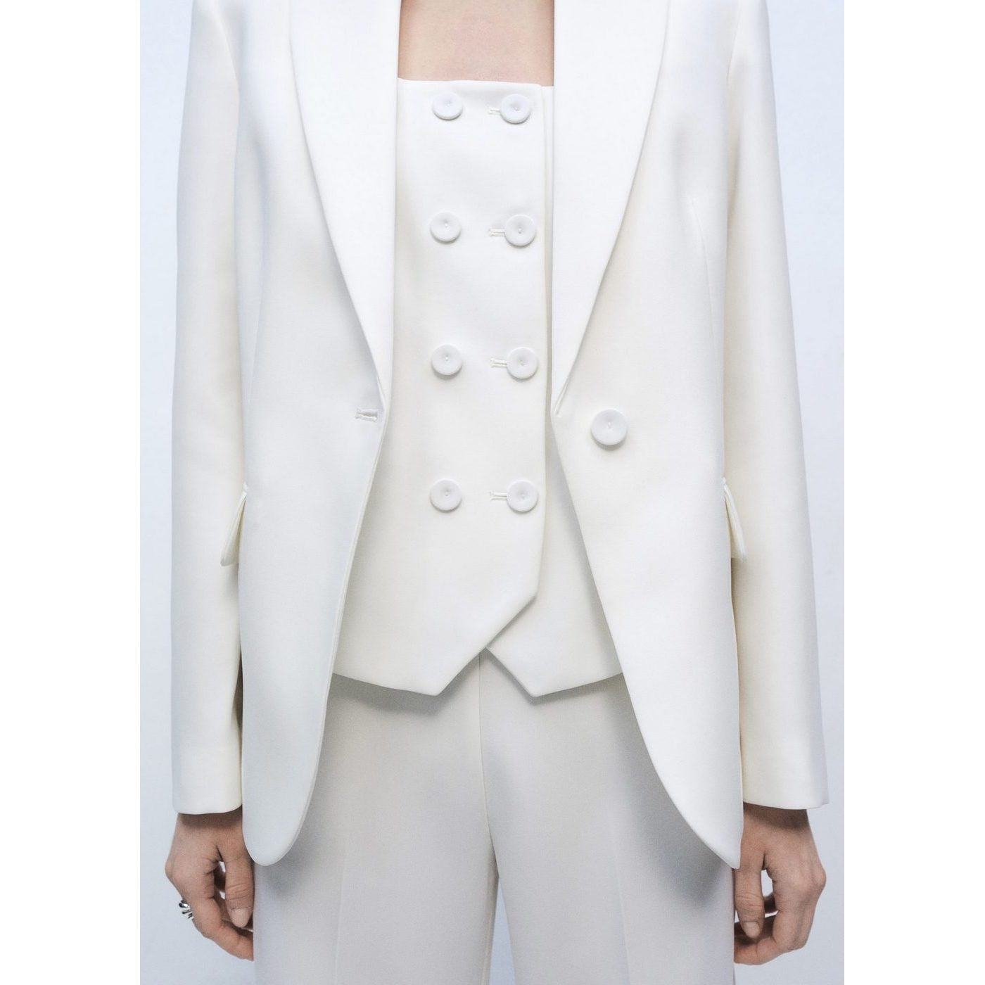 Gilet De Costume Double Boutonnage