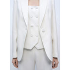 Gilet De Costume Double Boutonnage
