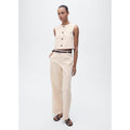 Top Crop Coton Boutons