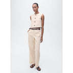 Top Crop Coton Boutons