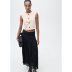Top Crop Coton Boutons