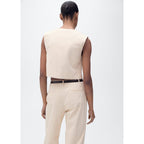 Top Crop Coton Boutons