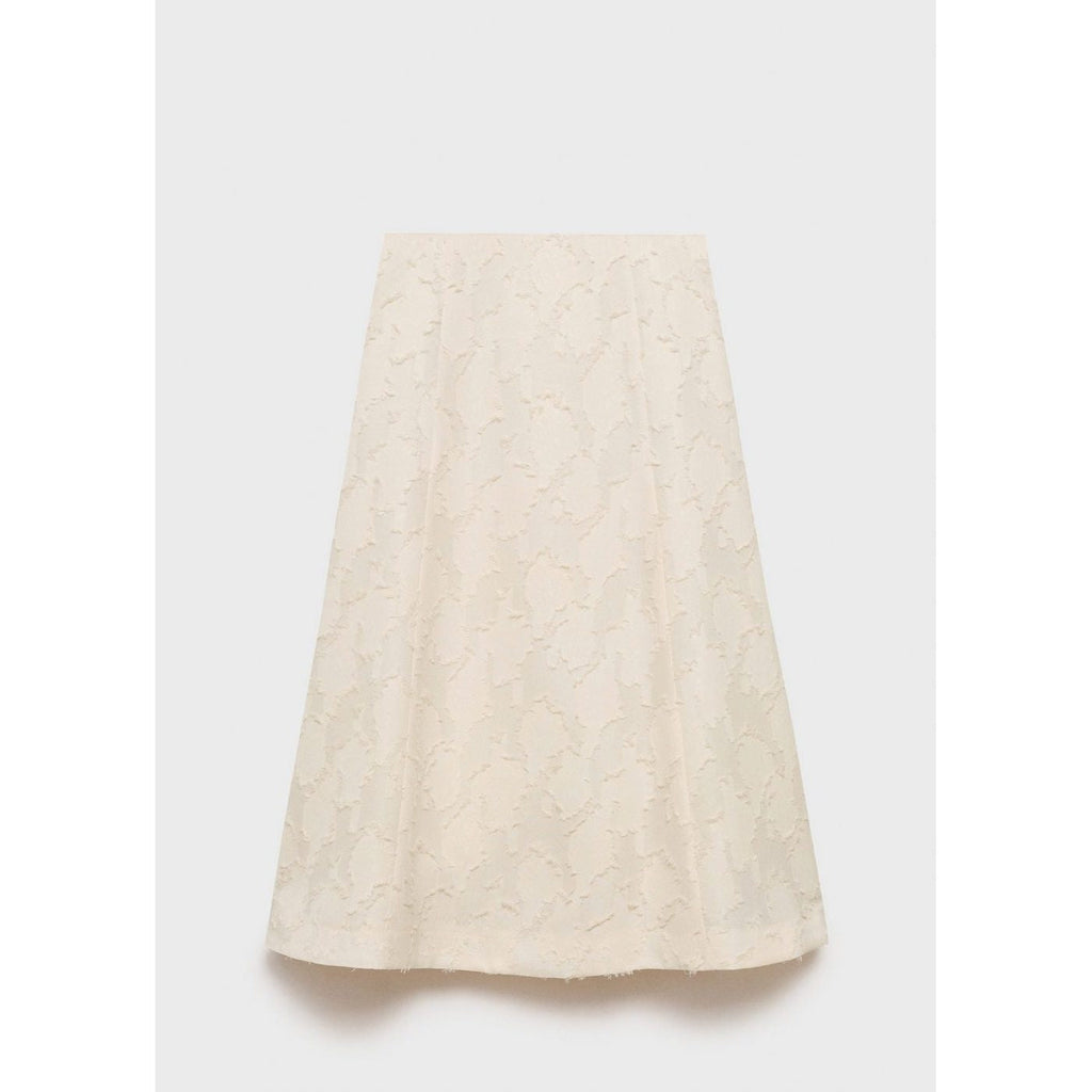 Jupe Évasée À Texture