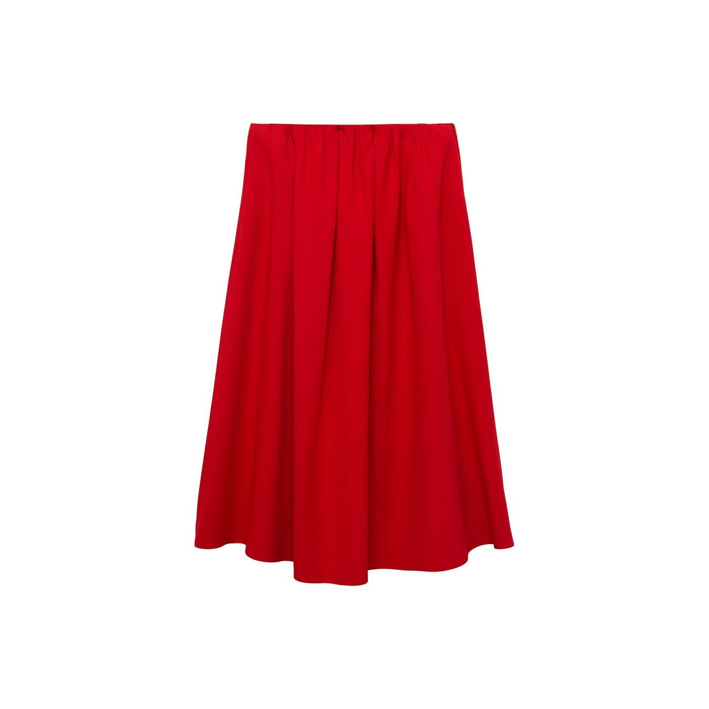 Jupe Longue Taille Froncée
