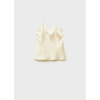 Top En Satin À Col En V