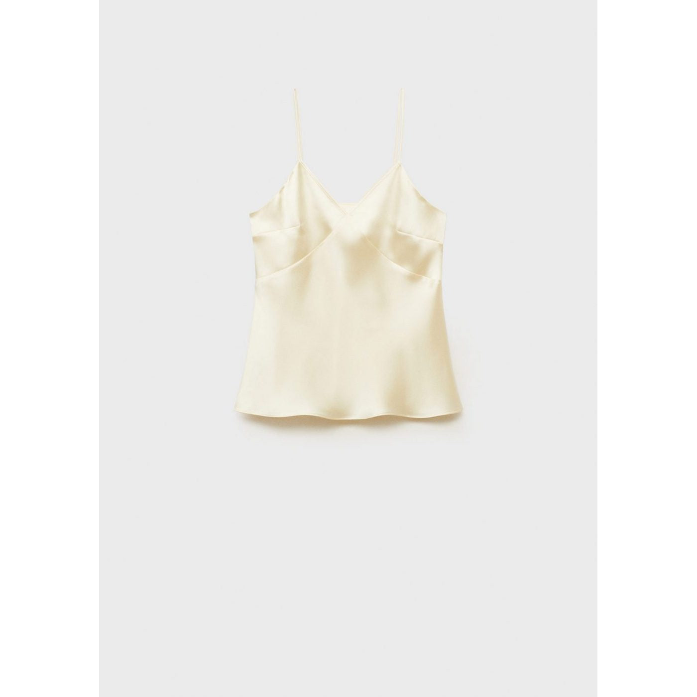 Top En Satin À Col En V
