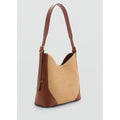 Sac Porté Épaule Effet Raphia