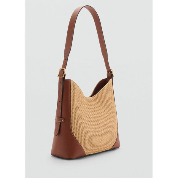 Sac Porté Épaule Effet Raphia
