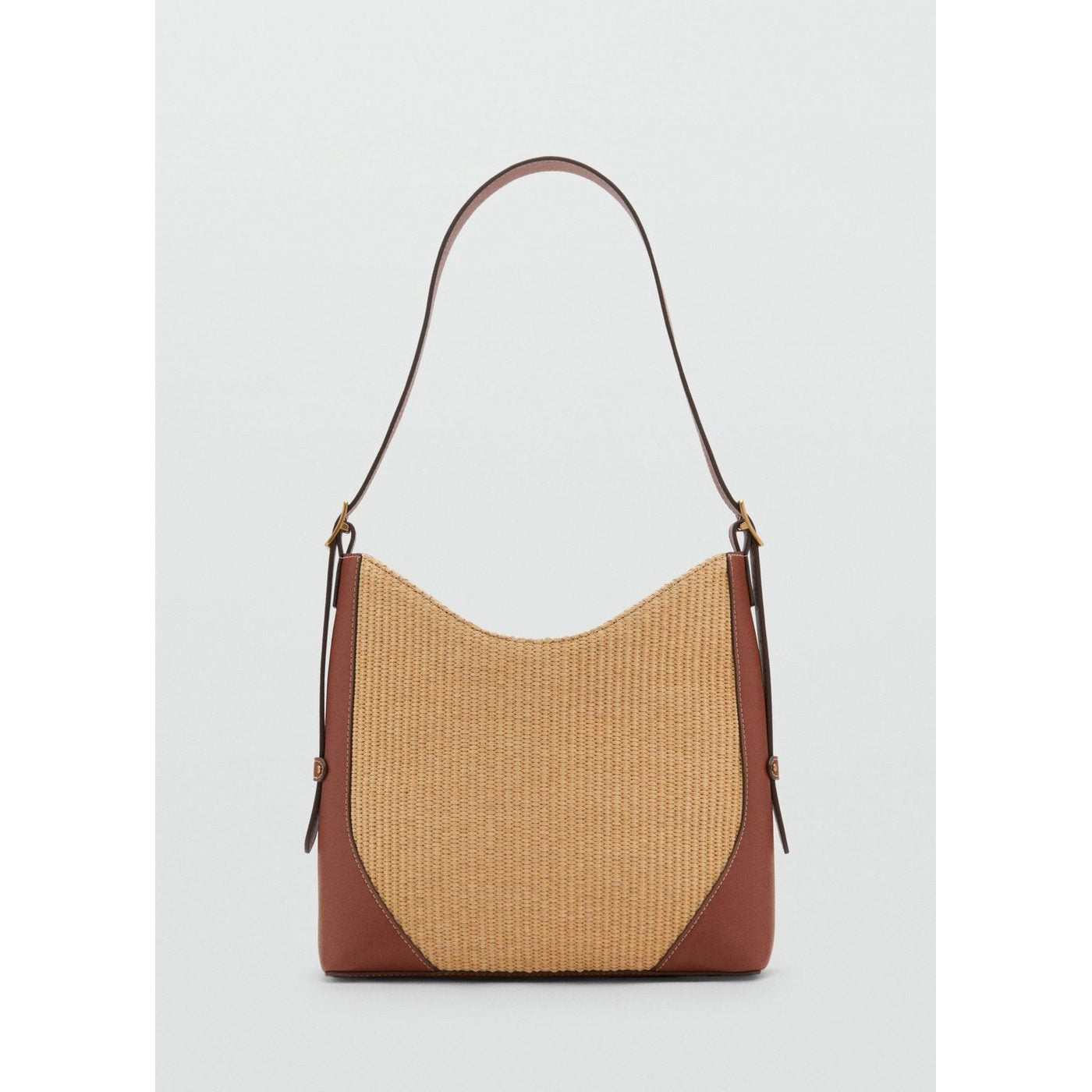 Sac Porté Épaule Effet Raphia