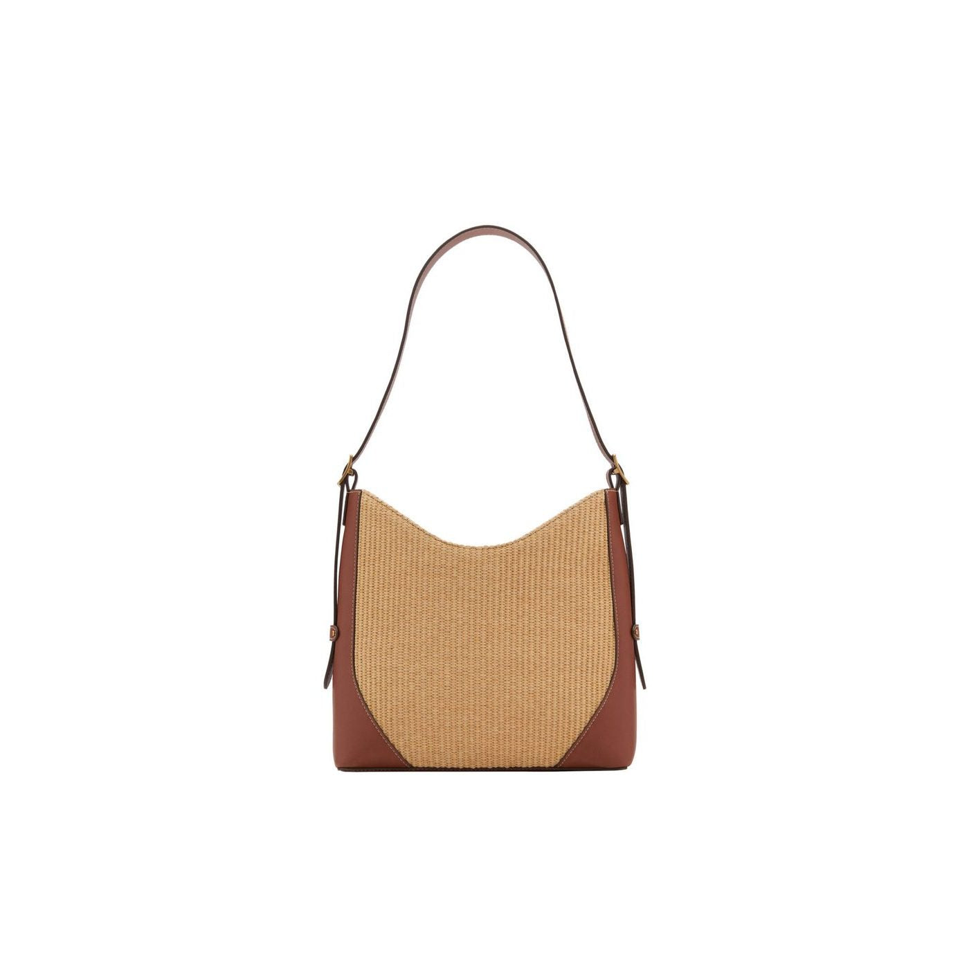Sac Porté Épaule Effet Raphia