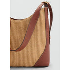 Sac Porté Épaule Effet Raphia