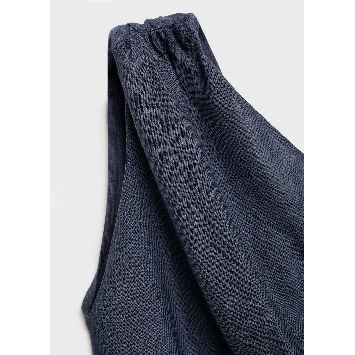 Robe Asymétrique Détails Froncés