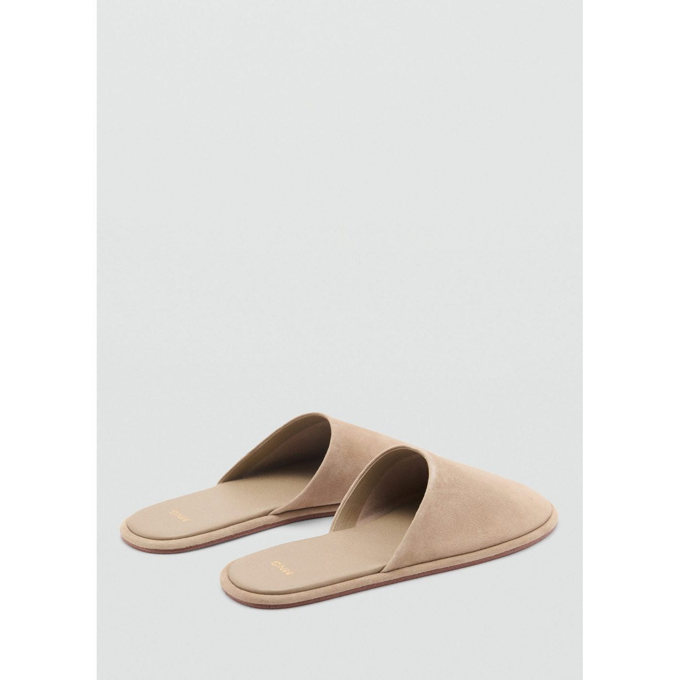 Chaussures En Daim Ouvertes À L'Arrière