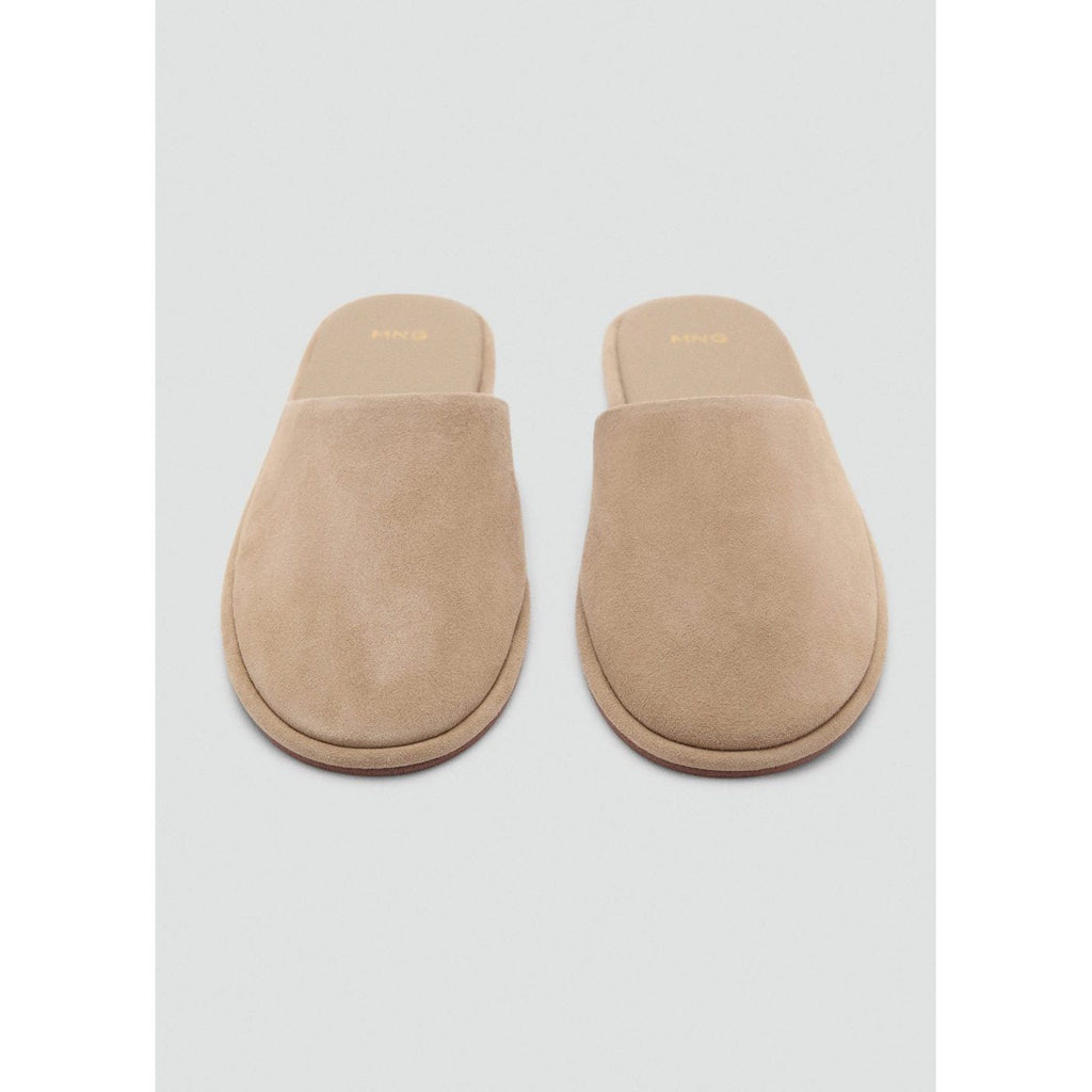 Chaussures En Daim Ouvertes À L'Arrière