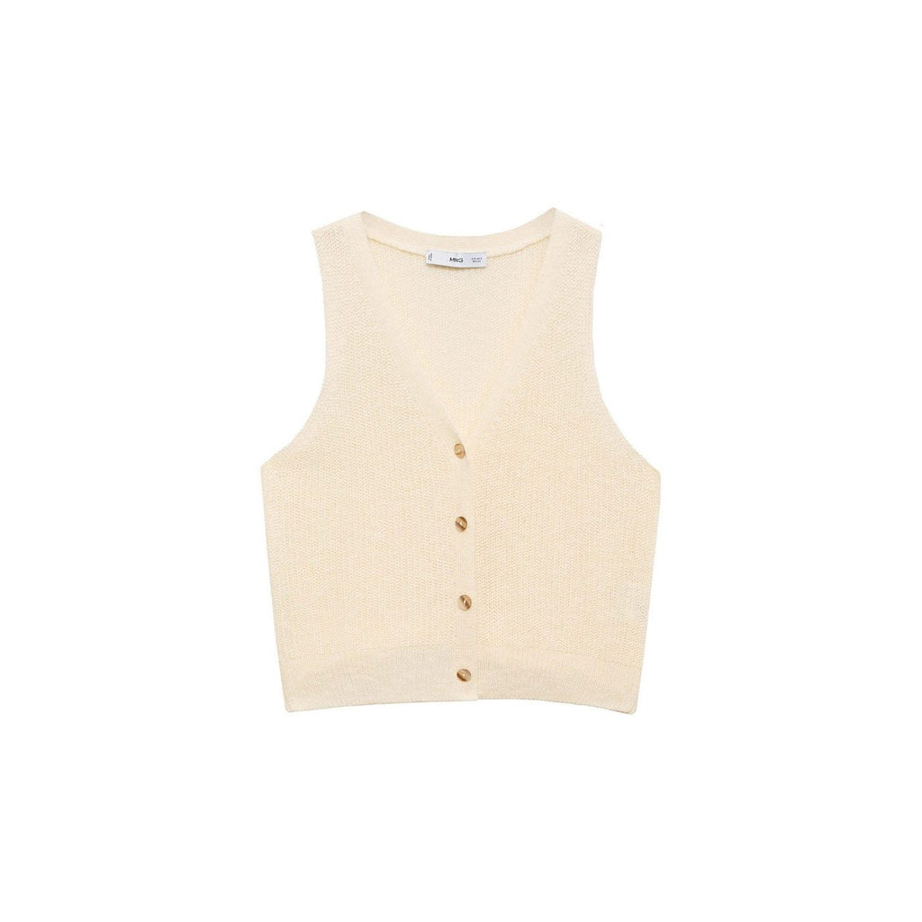 Gilet Maille Épaisse Boutons